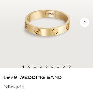Cartier Love Wedding Band